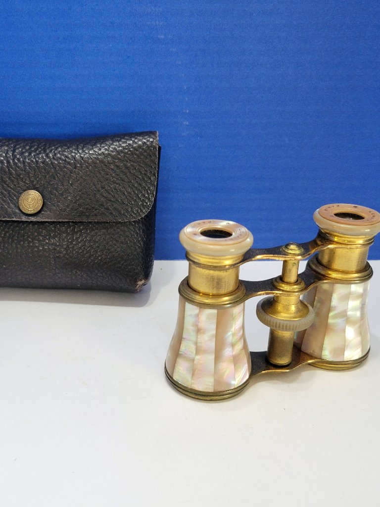 Vintage Lemaire Mother Of Pearl Opera Glasses
